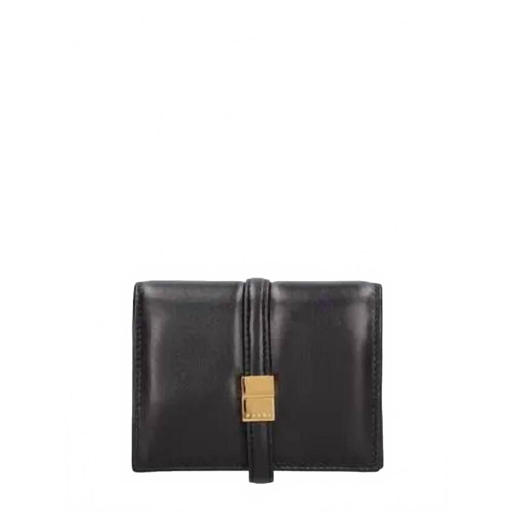 NEW MARNI men's prisma billfold leather wallet in wallet -